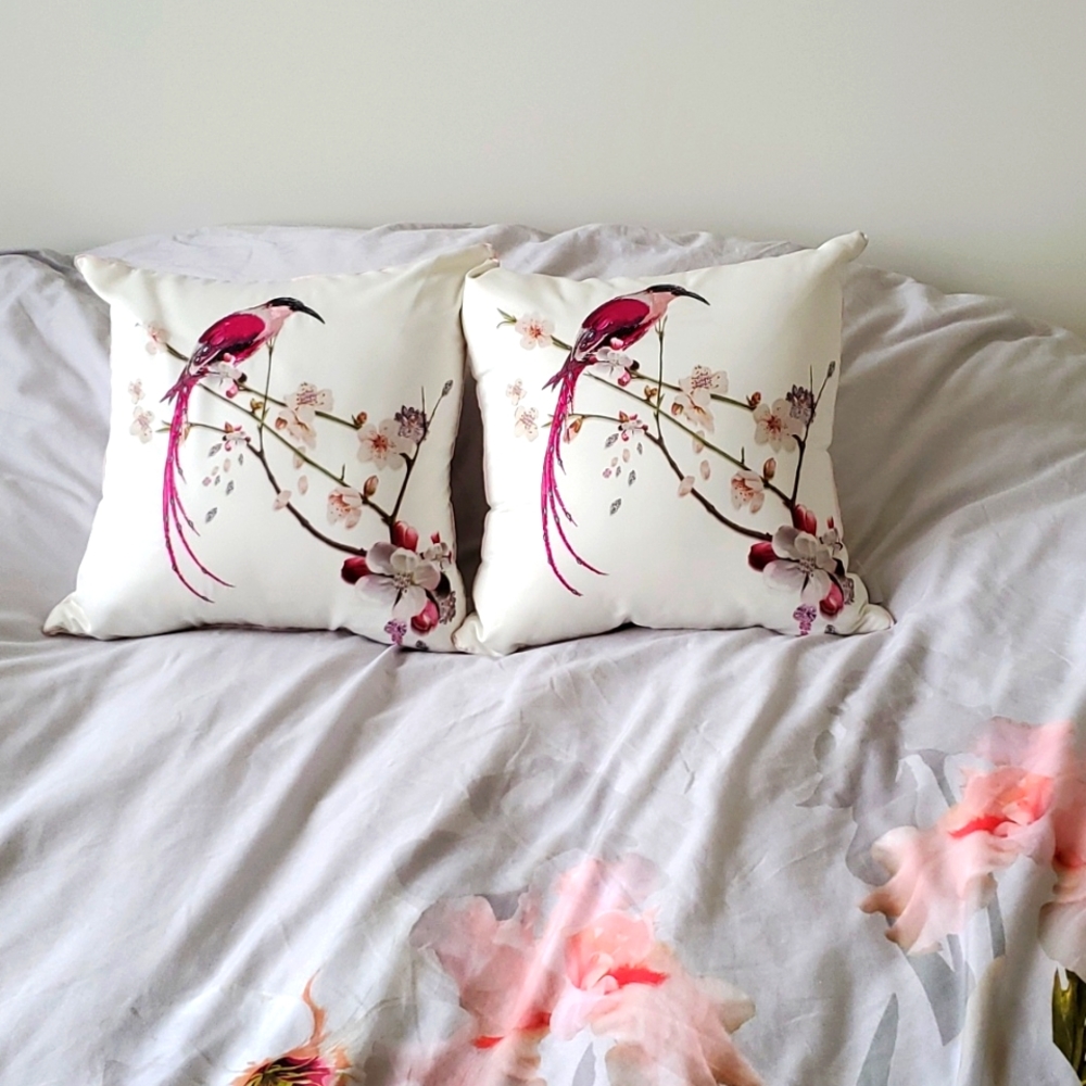 Pair of Ted baker decorative pillows